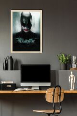 Batman The Dark Knight Çerçeveli Tablo - Kara Şövalye Poster Tablo