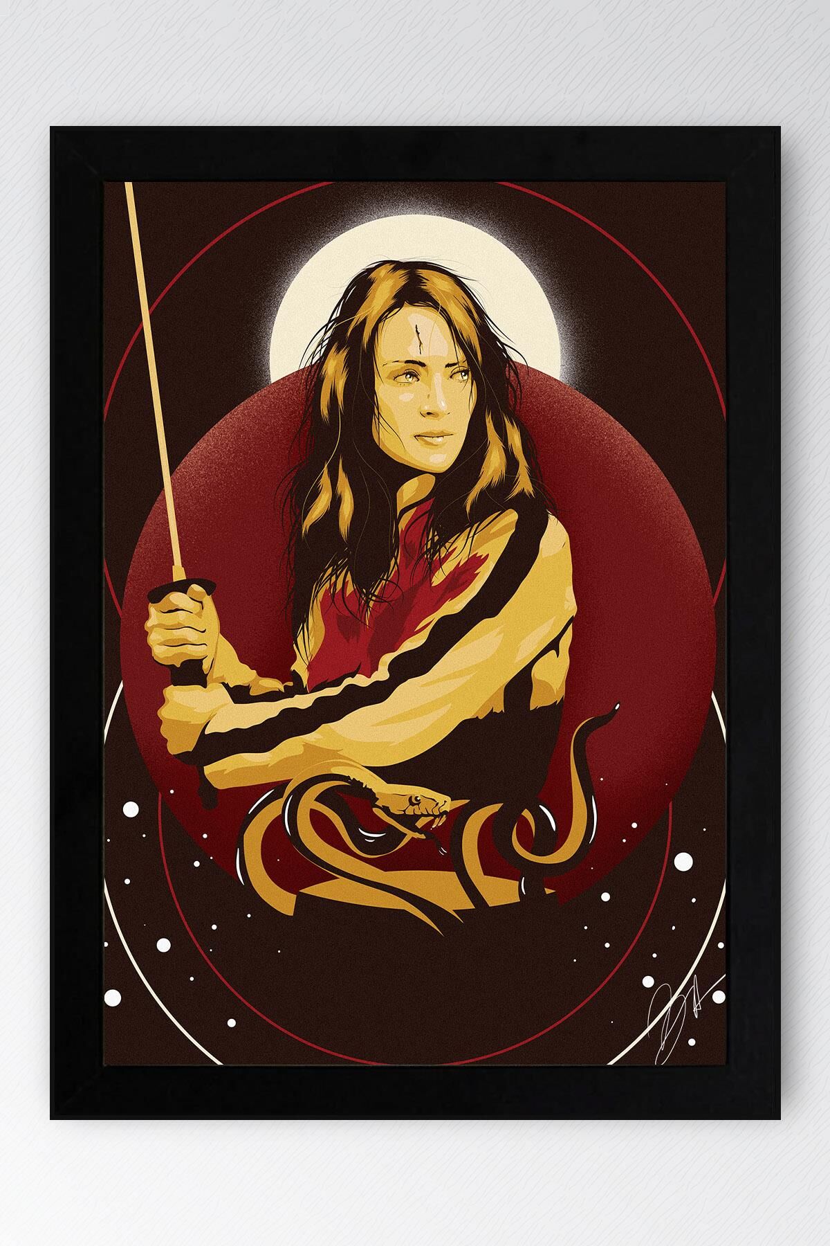 Kill Bill Çerçeveli Tablo - Film Posteri Tablo