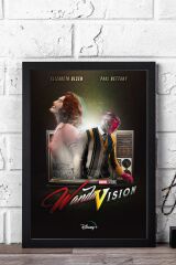 WandaVision Çerçeveli Tablo - Marvel Dizi Posteri Tablo