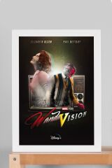 WandaVision Çerçeveli Tablo - Marvel Dizi Posteri Tablo