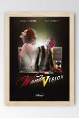 WandaVision Çerçeveli Tablo - Marvel Dizi Posteri Tablo