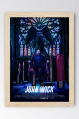 John Wick Çerçeveli Tablo - Film Posteri Tablo