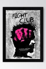 Fight Club Çerçeveli Tablo - Dövüş Kulübü Film Posteri Tablo