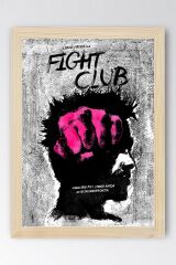 Fight Club Çerçeveli Tablo - Dövüş Kulübü Film Posteri Tablo