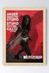 The Walking Dead Michonne Çerçeveli Tablo - Dizi Posteri Tablo