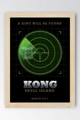 Kong Skull Island Çerçeveli Tablo - Kafatası Adası Film Posteri Tablo