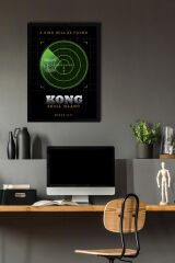 Kong Skull Island Çerçeveli Tablo - Kafatası Adası Film Posteri Tablo