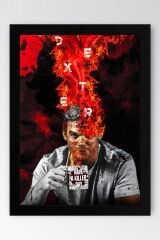 Dexter Çerçeveli Tablo - Have A Killer Day Dizi Afişi Poster Tablo 35x50 - Siyah