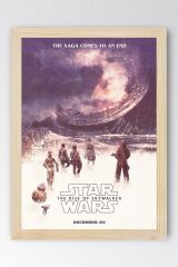 Star Wars The Rise Of Skywalker Çerçeveli Tablo - Uzay Savaşları Fim Posteri Tablo