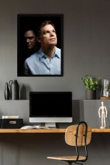 Dexter Çerçeveli Tablo - Dizi Afişi Poster Tablo