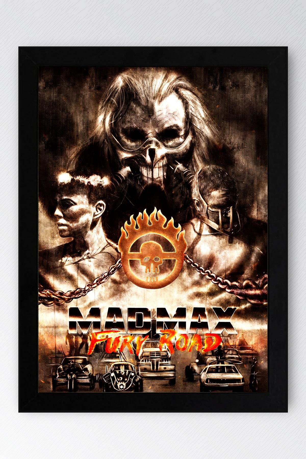 Mad Max Fury Road Çerçeveli Tablo - Çılgın Max Film Posteri Tablo