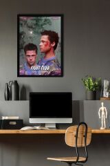 Fight Club Çerçeveli Tablo - Dövüş Kulübü Film Posteri Tablo