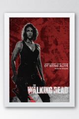 The Walking Dead Maggie Çerçeveli Tablo - Dizi Posteri Tablo