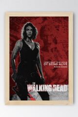 The Walking Dead Maggie Çerçeveli Tablo - Dizi Posteri Tablo