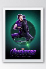 Hawkeye Çerçeveli Tablo - Marvel Avengers Posteri Tablo