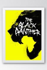 The Black Panther Çerçeveli Tablo - Marvel Poster Tablo