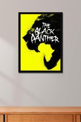 The Black Panther Çerçeveli Tablo - Marvel Poster Tablo