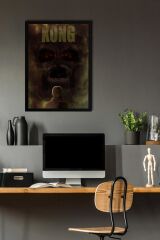 King Kong Skull Island Çerçeveli Tablo - Kafatası Adası Film Posteri Tablo