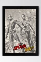 Ant Man and The Wasp Çerçeveli Tablo - Karınca Adam Marvel Poster Tablo