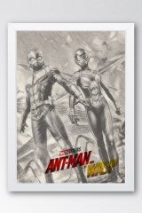 Ant Man and The Wasp Çerçeveli Tablo - Karınca Adam Marvel Poster Tablo