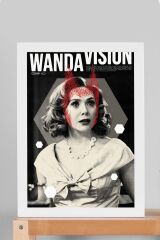 WandaVision Çerçeveli Tablo - Marvel Dizi Posteri Tablo