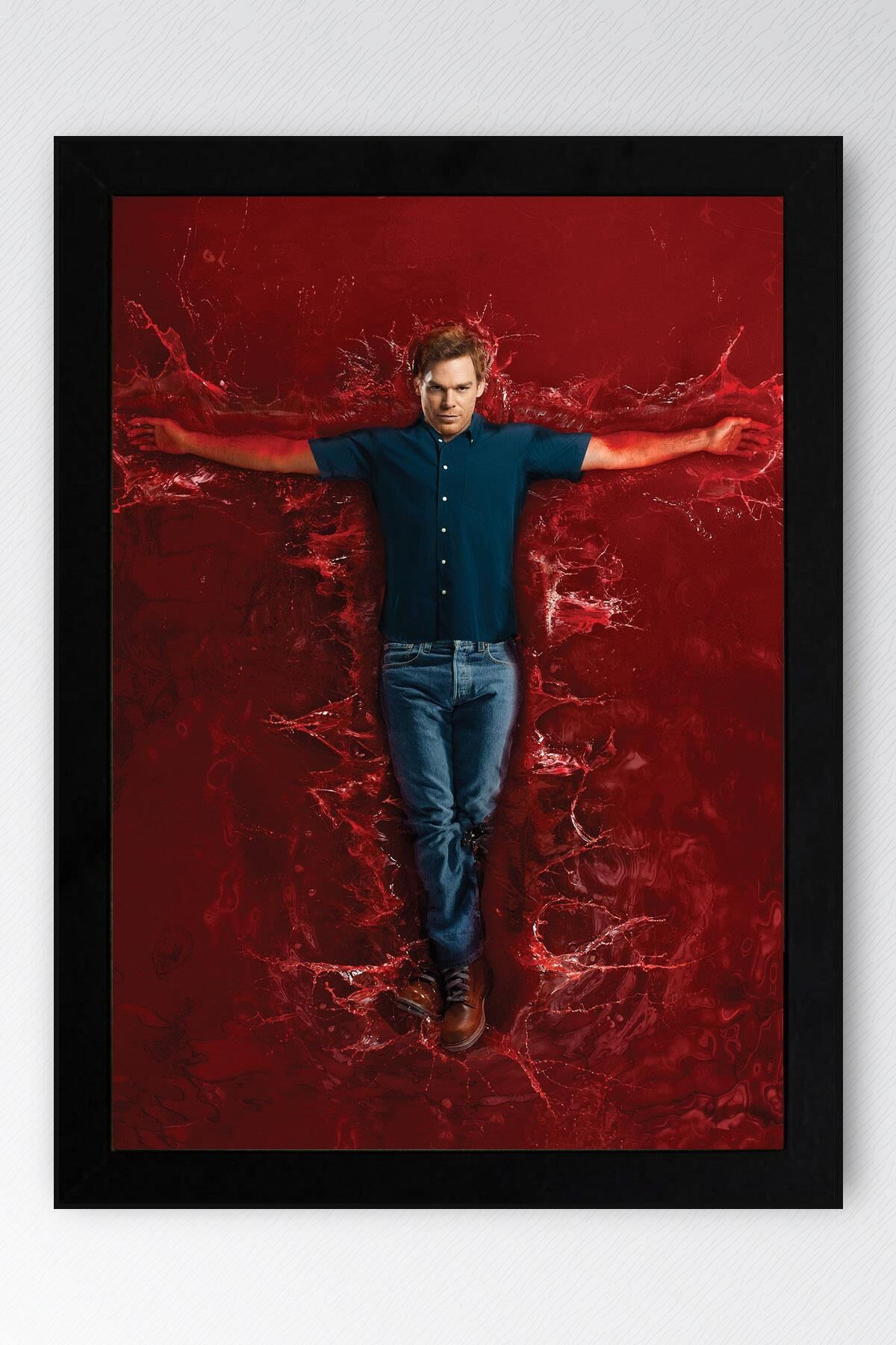 Dexter Çerçeveli Tablo - Dizi Afişi Poster Tablo