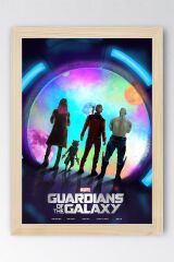 Guardians of the Galaxy Çerçeveli Tablo - Galaksinin Koruyucuları Film Posteri Tablo