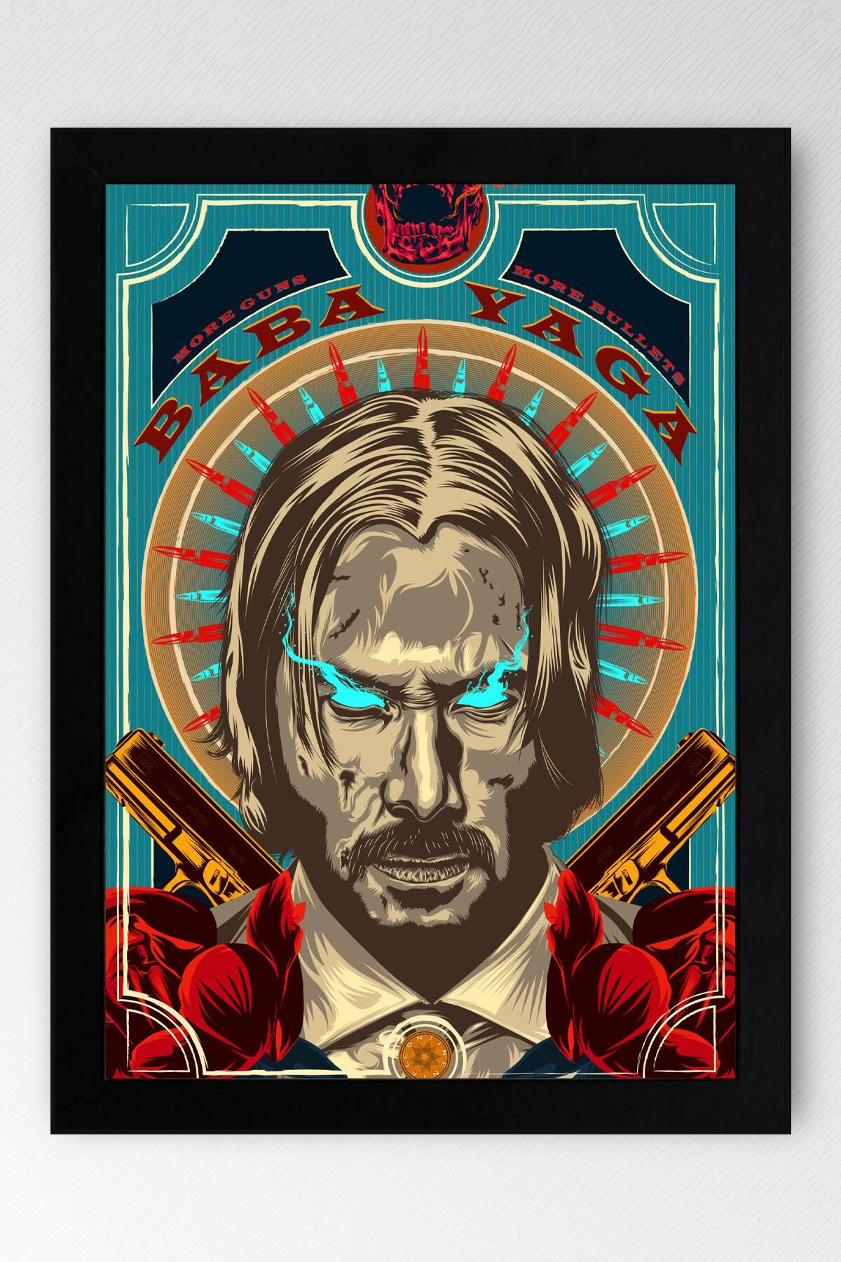 John Wick Baba Yaga Çerçeveli Tablo - Film Posteri Tablo