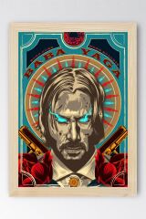 John Wick Baba Yaga Çerçeveli Tablo - Film Posteri Tablo