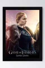 Game of Thrones Sansa Stark Çerçeveli Tablo - Taht Oyunları Dizi Posteri Tablo