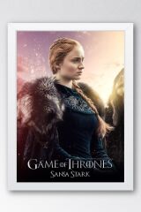 Game of Thrones Sansa Stark Çerçeveli Tablo - Taht Oyunları Dizi Posteri Tablo