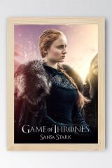 Game of Thrones Sansa Stark Çerçeveli Tablo - Taht Oyunları Dizi Posteri Tablo