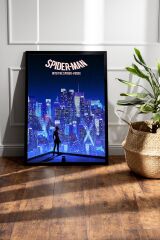 Spider Man Çerçeveli Tablo - Örümcek Adam Örümcek Evreninde Fim Posteri Tablo