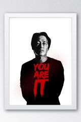 The Walking Dead Glenn Çerçeveli Tablo - Dizi Posteri Tablo