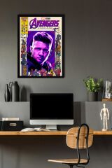 Hawkeye Çerçeveli Tablo - Marvel Avengers Çizgi Roman Kapağı Poster Tablo