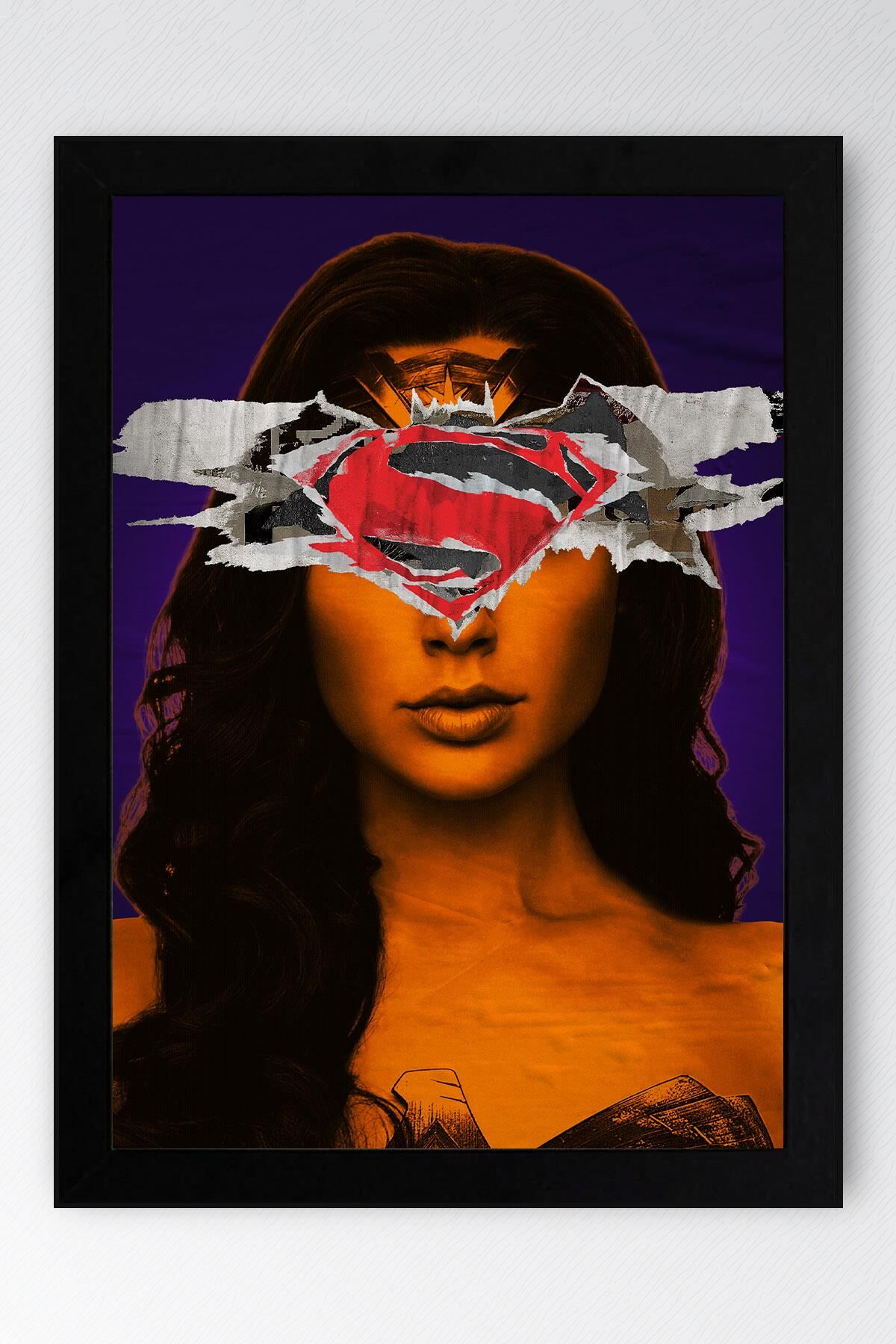 Superman Çerçeveli Tablo - Film Posteri Tablo