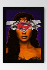 Superman Çerçeveli Tablo - Film Posteri Tablo