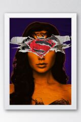 Superman Çerçeveli Tablo - Film Posteri Tablo
