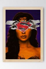 Superman Çerçeveli Tablo - Film Posteri Tablo