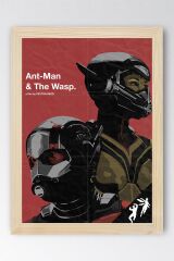 Ant Man and The Wasp Çerçeveli Tablo - Karınca Adam Poster Tablo