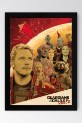 Guardians of the Galaxy Çerçeveli Tablo - Galaksinin Koruyucuları Film Posteri Tablo