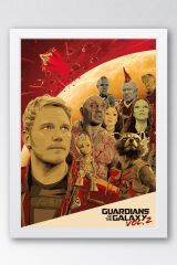 Guardians of the Galaxy Çerçeveli Tablo - Galaksinin Koruyucuları Film Posteri Tablo