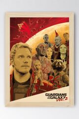 Guardians of the Galaxy Çerçeveli Tablo - Galaksinin Koruyucuları Film Posteri Tablo