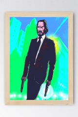 John Wick Çerçeveli Tablo - Film Posteri Tablo