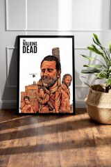 The Walking Dead Çerçeveli Tablo - Dizi Posteri Tablo