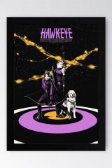 Hawkeye Çerçeveli Tablo - Marvel Dizi Posteri Tablo