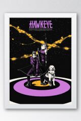Hawkeye Çerçeveli Tablo - Marvel Dizi Posteri Tablo