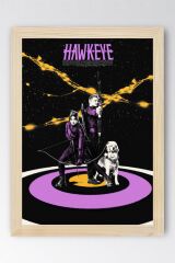 Hawkeye Çerçeveli Tablo - Marvel Dizi Posteri Tablo