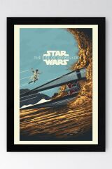 Star Wars The Rise Of Skywalker Çerçeveli Tablo - Uzay Savaşları Fim Posteri Tablo
