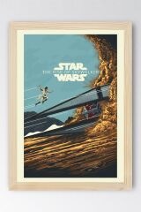 Star Wars The Rise Of Skywalker Çerçeveli Tablo - Uzay Savaşları Fim Posteri Tablo